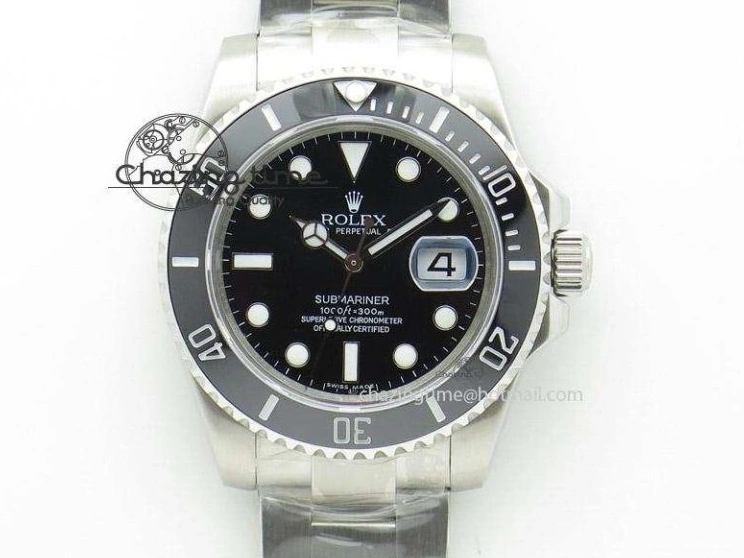 0109 Day Date 40mm SS BP Maker Best Edition Diamond Bezel Black Dial On SS Bracelet ETA Unique 3693